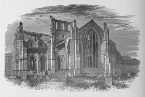 Vanuit het Oosten, Melrose Abbey door Alexander Francis Lydon