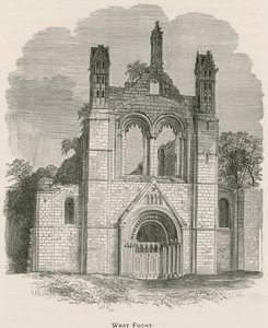 Kirkstall Abbey, westfront door Alexander Francis Lydon