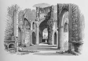 Schip en noord- en zuidbeuk, Melrose Abbey, ca. 1880, 1897
