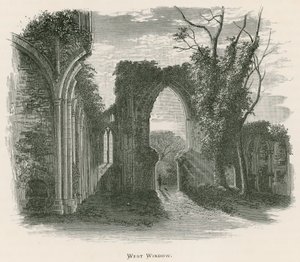 Netley Abbey, Westraam