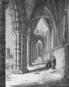 Noordbeuk, Whitby Abbey, ca. 1880, 1897 door Alexander Francis Lydon