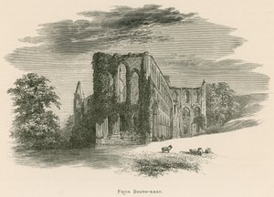 Rievaulx Abbey, vanuit het zuidoosten door Alexander Francis Lydon
