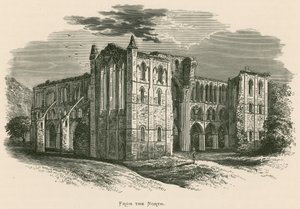 Rievaulx Abbey, vanuit het Noorden door Alexander Francis Lydon