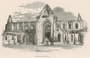 Tintern Abbey, vanuit het Zuiden