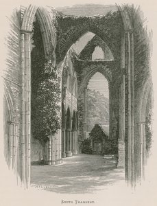 Tintern Abbey, Zuid Transept door Alexander Francis Lydon