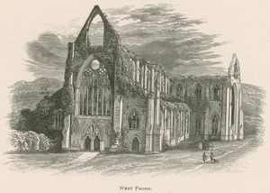 Tintern Abbey, Westelijke Voorzijde door Alexander Francis Lydon