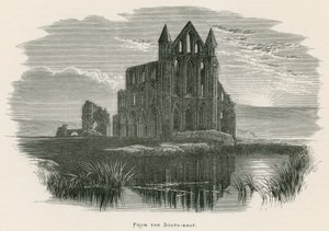 Whitby Abbey, vanuit het zuidoosten