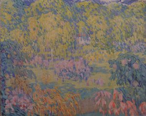 Landschap door Alexander Fyodorovich Gaush