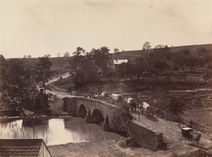 Antietam-brug, op de Sharpsburgh en Boonsboro Turnpike, nr. 3 door Alexander Gardner