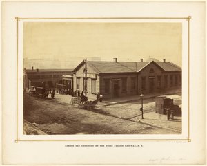 [Depot St. Louis, Missouri]. door Alexander Gardner