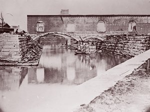 Ruïnes bij Canal Basin, Richmond, 1865