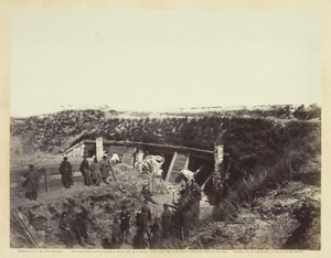 De preekstoel, Fort Fisher, N.C., januari 1865