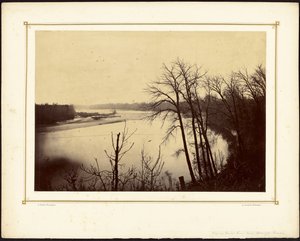 [Uitzicht op de Kansas rivier bij Stranger, Kansas]. door Alexander Gardner