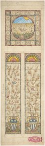 Ontwerp voor een glas-in-loodraam, 1866-92