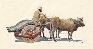 Een ossenkar, Jodhpur door Alexander Henry Hallam Murray