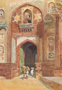 Fort Agra - Binnen de Delhi-poort, ca. 1880-1905