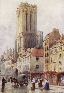 Caen, Kerk van St Jean door Alexander Henry Hallam Murray