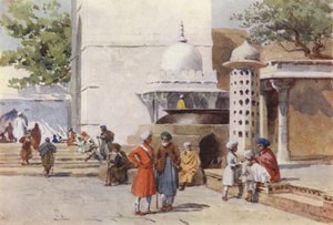 De Ketel bij de Ingang van de Dargah, Ajmere