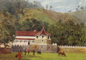 De Tempel van de Tand, Kandy, Exterieur
