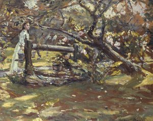 In de tuin, ca. 1900 door Alexander Ignatius Roche