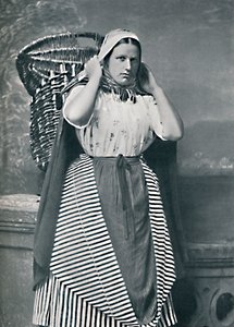 Een visvrouw uit Newhaven, Schotland door Alexander Inglis