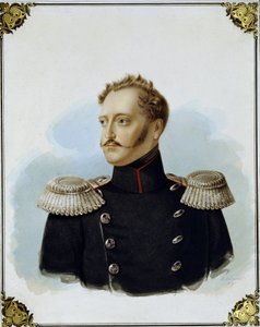 Portret van de keizer van Rusland Nicolaas I