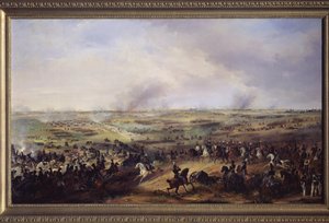 De Slag der Naties bij Leipzig (Duitsland) in oktober 1813