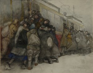 Bij de tram