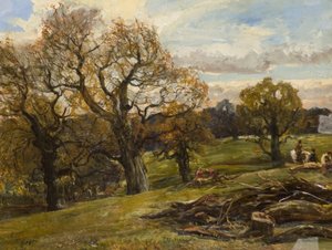 Cadzow Bos, c.1860 door Alexander Jnr. Fraser