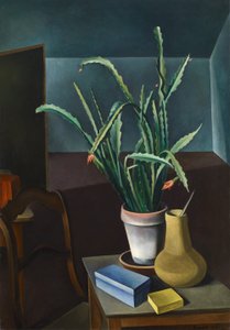 Cactus-stilleven door Alexander Kanoldt