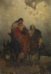 Vlucht naar Egypte door Alexander Liezen Mayer