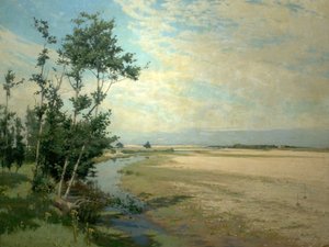 Findhorn Achterwater, Moray Firth, Schotland, 1886 door Alexander Mann