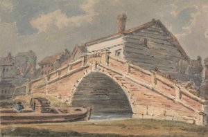 Lewes Bridge, Sussex door Alexander Monro