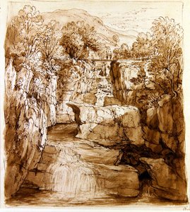 De Bracklinn-watervallen, Perthshire door Alexander Nasmyth
