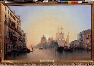 Ochtend in Venetië door Alexander Nikolayevich Mordvinov