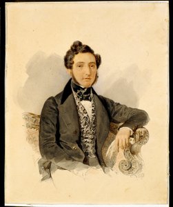 Portret van Nikolay Mikhaylovich Donaurov (1806-1849)