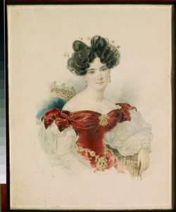 Portret van prinses Natalia Viktorovna Kotchoubei
