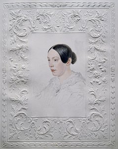 Portret van Adelaida Alexandrovna Senkovskaya 1800-1858, geboren Barones von Rahl, Eind 1840s