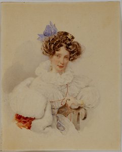 Portret van Yekaterina Pavlovna Bakunina