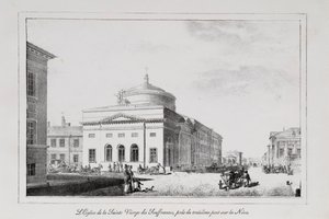 De Kerk van Vreugde van allen die bedroefd zijn uit de serie Zichten van Sint-Petersburg door Alexander Pluchart