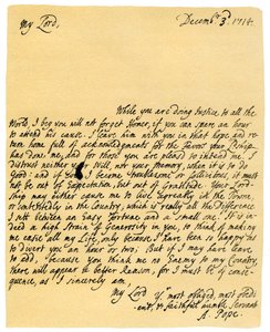 Brief van Alexander Pope aan Charles Montagu, 3 december 1714 door Alexander Pope