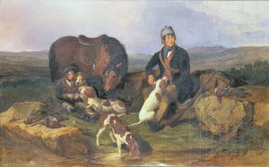 Korhoen jacht, 1848
