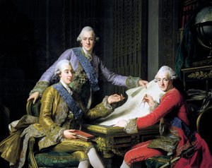 Gustav III van Zweden (Stockholm) door Alexander Roslin