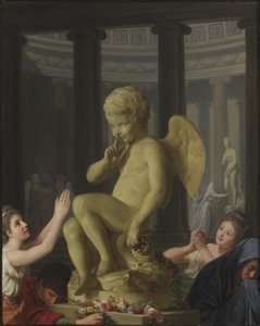De aanbidding van Cupido door Alexander Roslin