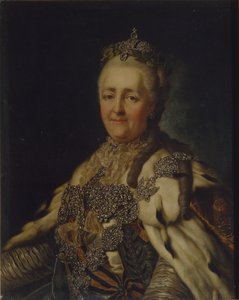 Portret van keizerin Catharina II 1729-1796