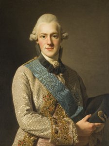 Zweeds: Fredrik Adolf, 1750-1803, prins van Zweden, broer van Gustav III Hertog Fredrik Adolf, broer van Gustav III door Alexander Roslin