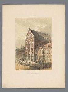 Augustijnenkerk te Maastricht (Les Augustins, Monuments de Maestricht) door Alexander Schaepkens