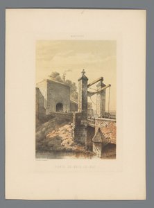 Boschpoort te Maastricht door Alexander Schaepkens