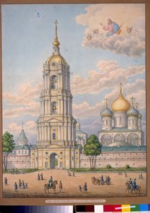 Het nieuwe klooster van de Verlosser in Moskou