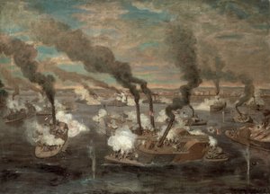 Grote Zeeslag van Memphis, Tennessee op 6 juni 1862